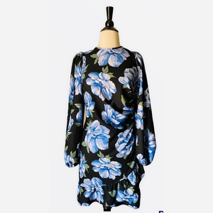 ASOS Design Faux Wrap Long Sleeve‎ Mini Dress